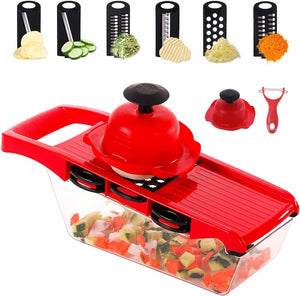 10 In 1 Mandoline Slicer Vegetables Slicer Fruits Cutter And Chopper