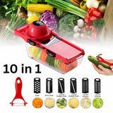 10 In 1 Mandoline Slicer Vegetables Slicer Fruits Cutter And Chopper