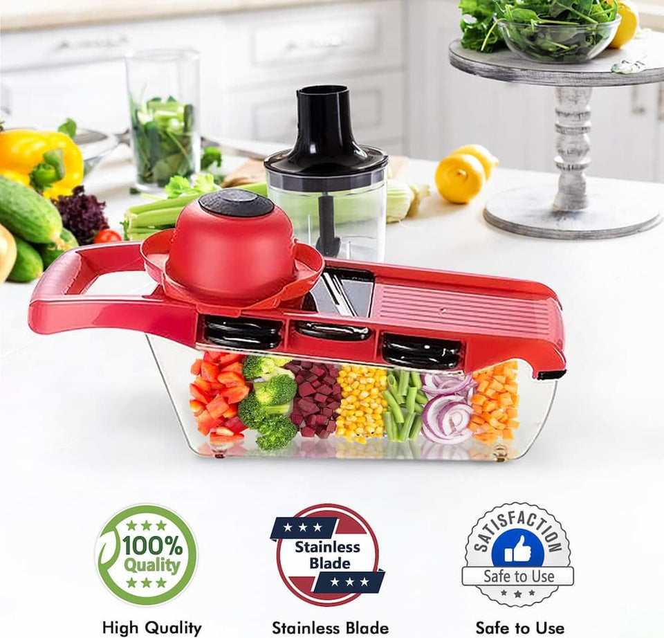 10 In 1 Mandoline Slicer Vegetables Slicer Fruits Cutter And Chopper