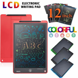 12 Inch LCD Tablet Multi Writing , Electronic Drawing Board Doodle Handwriting Digital Tablet for Kids Learning