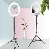 36cm Professional Studio Ring Light Lamp Fill, Mobile Holder With Tripod Stand 7.5 ft Long for youtube, Tiktok , and Streaming, Photography