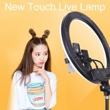 45cm LED Ring Light Set, Ring Light, Professional Live Photography Fill Light, with 7.5ft Long Tripod stand