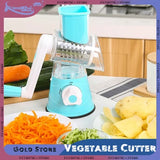 New 3 in 1 Vegetable Cutter, Multifunctional Vegetable Slicer, Drum Slicer for Kitchen - 3 in 1 Rotary Cheese Grater Slicer and Peeler - Manual Hand Cutter - Drum Grater Machine kaddu kash