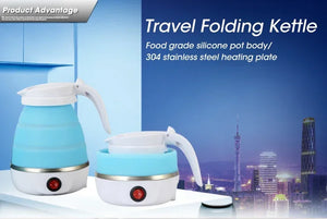 Foldable Electric Kettle Home Appliances Portable Travel Kettle Keep Warm Adjustable Temperature Kettle