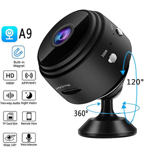 A9 Mini Camera,1080P HD WiFi Camera Camcorder DV, Long Battery Life, Small Portable WiFi Security Camera for Indoor and Outdoor