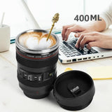 Camera Lens Shaped Coffee Mug Cup