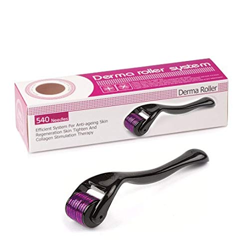 Bundle of 2 Derma Roller 1mm Skin Therapy Micro-Needle 540 For Acne Scars Wrinkles Stretch & Pores