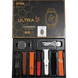 DT 900 Ultra 7 + 1 Strap Ultra 9 Smart Watch - 49MM Dial - Full Touch Display - 7 Different Strap