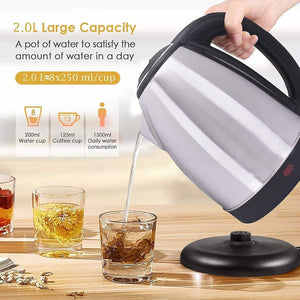 Electric Kettle (2.0 Litre) Hot Water Kettle Elegant Design Premium Quality Tea Coffee Warmer with Automatic Switch operated