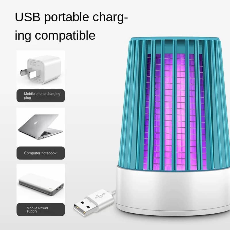 Electric Shock Mosquito Killer Lamp USB Fly Trap Zapper Insect Killer