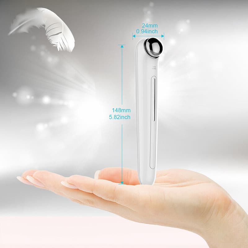 Eye Vibrator Mini Electric Eye Massager Pen Device, Dark Circle Facials Vibration Portable Thin Face Magic Stick