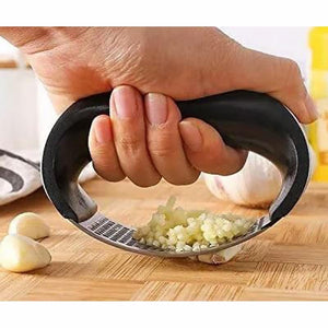 Pack of 2 Garlic Presser Potato Masher Multi-Function Manual Stainless Streel