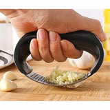 Pack of 2 Garlic Presser Potato Masher Multi-Function Manual Stainless Streel