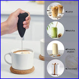 Pack of 2 Handheld Coffee Beater Mixer & Whisker -Multicolor