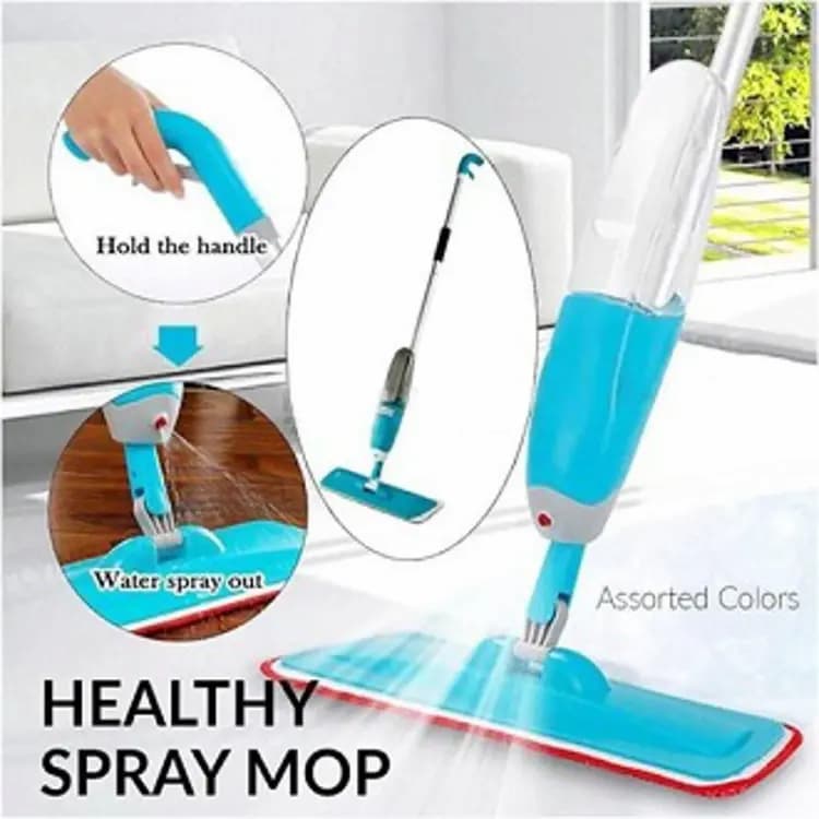 Healthy Mop With Spray - Blue