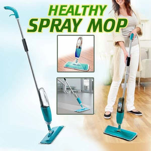 Healthy Mop With Spray - Blue