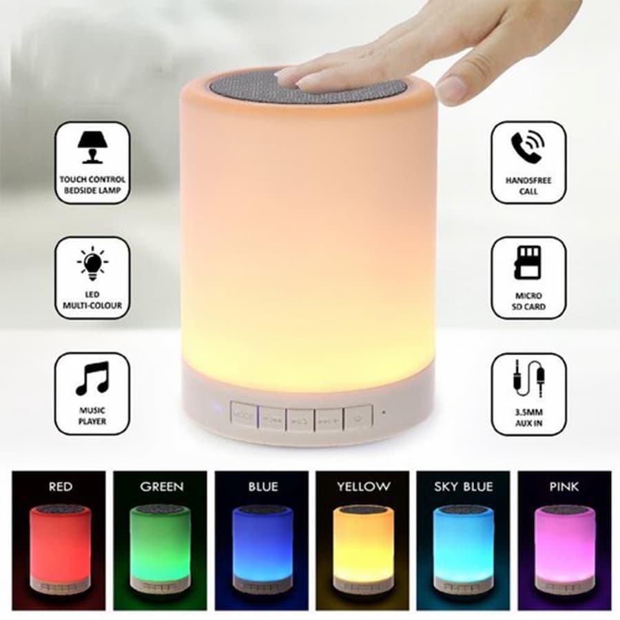 Touch Lamp Speaker Portable Bluetooth for Mobile