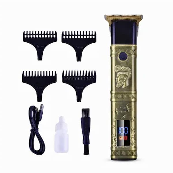 DALING Professional Hair Trimmer Clipper Metal Body Rechargeable Shaving machine for Men DL-1636