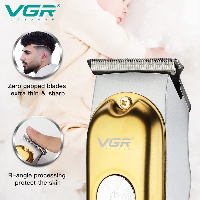 VGR V-290 Digital Display Professional Cordless Hair Clippers Cutter Rechargeable Wireless Hair Grooming Set Beard Trimming Beard Styling Rechargeable