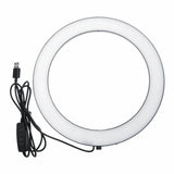 10 inch / 26cm RingLight (STAND IS NOT INCLUDED) With Phone Holder & 3 Shades of Colours Only Ring light For Video Making Selfie Ring Light Photography Dimmable Makeup 26cm Ring Light Video Live 12w 5500k LED