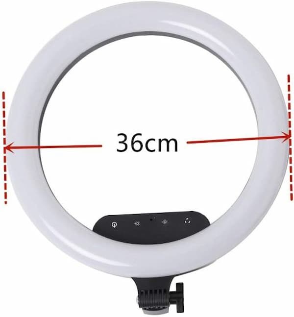 36CM Ring Light With Phone holder only (Without Stand)