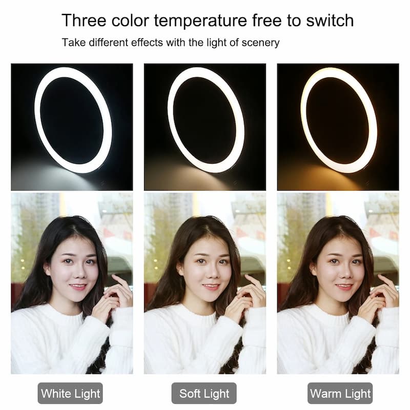 36CM Ring Light With Phone holder only (Without Stand)