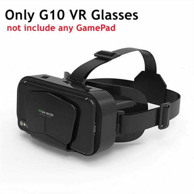 New 2025 VERSION 10 VR Shinecon G10 New 3D Virtual Reality Box Gaming Glasses Headset Compatible Metaverse VR Headset for for 4.7-7" Smartphone