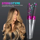 5 in 1 Professional Hair Straightener, Styler, Dryer, Curler, Hot Air Comb