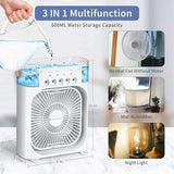 Trending Mini Air Conditioner Fan Premium 3 In 1 Desk Cooling Fan Spray Fan