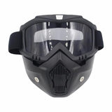 Face Mask Shield Glasses Eyewear Motorbike Riding Face Helmet Goggles