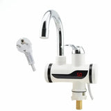 Instant Hot Water Tap Electric Geyser for Bathroom or Kitchen Basin wit LED Display