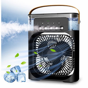 Trending Mini Air Conditioner Fan Premium 3 In 1 Desk Cooling Fan Spray Fan