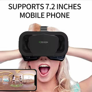 New 2025 VERSION 10 VR Shinecon G10 New 3D Virtual Reality Box Gaming Glasses Headset Compatible Metaverse VR Headset for for 4.7-7" Smartphone