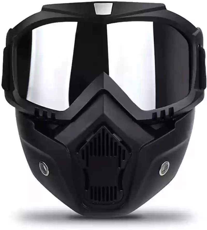 Face Mask Shield Glasses Eyewear Motorbike Riding Face Helmet Goggles