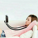 Bundle of 2 Lazy Bendable Flexible Hang Neck Phone Holder 360 Degree Rotation Mobile Stand -Black