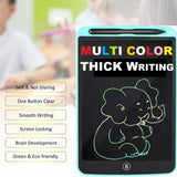 LCD Panel Colorful Multi Writing Tablet For Kids 10 inch