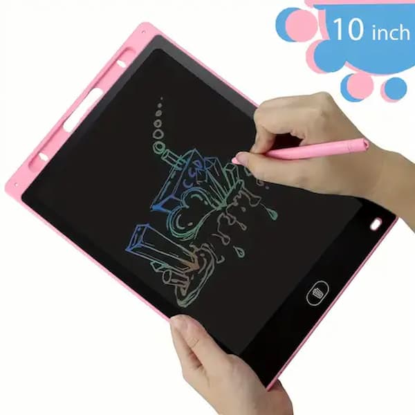 LCD Panel Colorful Multi Writing Tablet For Kids 10 inch