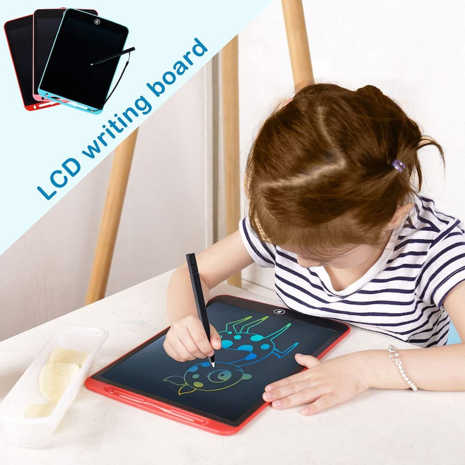 LCD Panel Colorful Multi Writing Tablet For Kids 10 inch