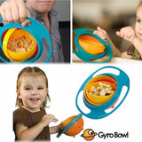 Pack of 2 Magic Gyro Bowl 360 Rotation Spill-Proof Infants Toddler Baby Kids Training Feeding