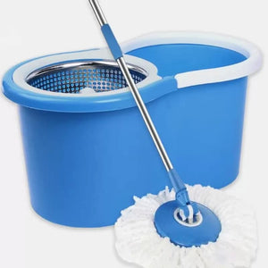 Magic Spin Mop Bucket with Stainless Steel Rod For Home Cleaning