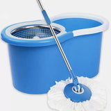 Magic Spin Mop Bucket with Stainless Steel Rod For Home Cleaning