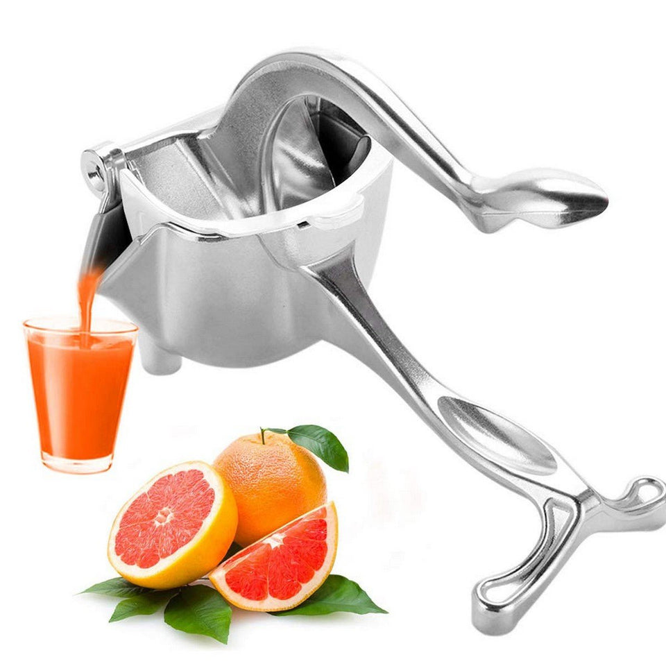 Manual Juicer Squeezer, Handheld Lemon Lime Squeezer, Heavy Duty Aluminum Metal, High Juice Yield for Pomegranate Watermelon Grapefruit Squeezer