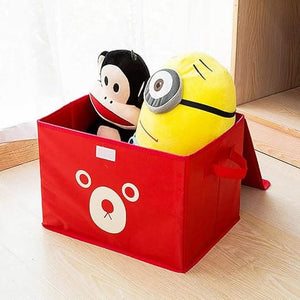 New Multicolor Pack of 3 - Foldable Kids Toy Storage Basket Bin Set Panda Cartoon