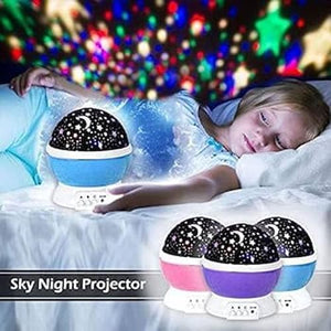 Night Light Star Lamp Starry Sky Projector Baby Light 360° Rotation LED Star Light Lamp Table Night Lamp with 8 Color Lights Projection Perfect Gift for Babies and Children