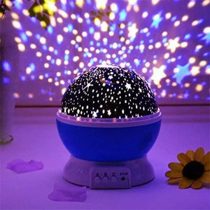 Night Light Star Lamp Starry Sky Projector Baby Light 360° Rotation LED Star Light Lamp Table Night Lamp with 8 Color Lights Projection Perfect Gift for Babies and Children