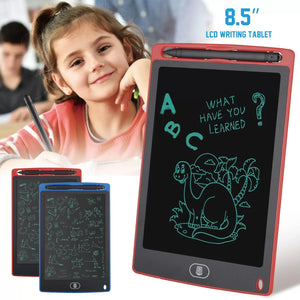 Pack of 2 Original Tablet LCD Multicolor Writing and drawing tablet with best writing Effect Electronic Slate E-writer Digital Memo Pad Erasable easily Learning Toys And Gadgets For Educational And Daily Life Routine tablet Purpose for kids -8.5 Inch