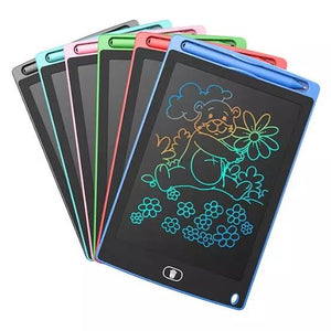 Pack of 2 Original Tablet LCD Multicolor Writing and drawing tablet with best writing Effect Electronic Slate E-writer Digital Memo Pad Erasable easily Learning Toys And Gadgets For Educational And Daily Life Routine tablet Purpose for kids -8.5 Inch