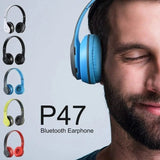 P47 Wireless headphones with Microphone Bluetooth Foldable Headset