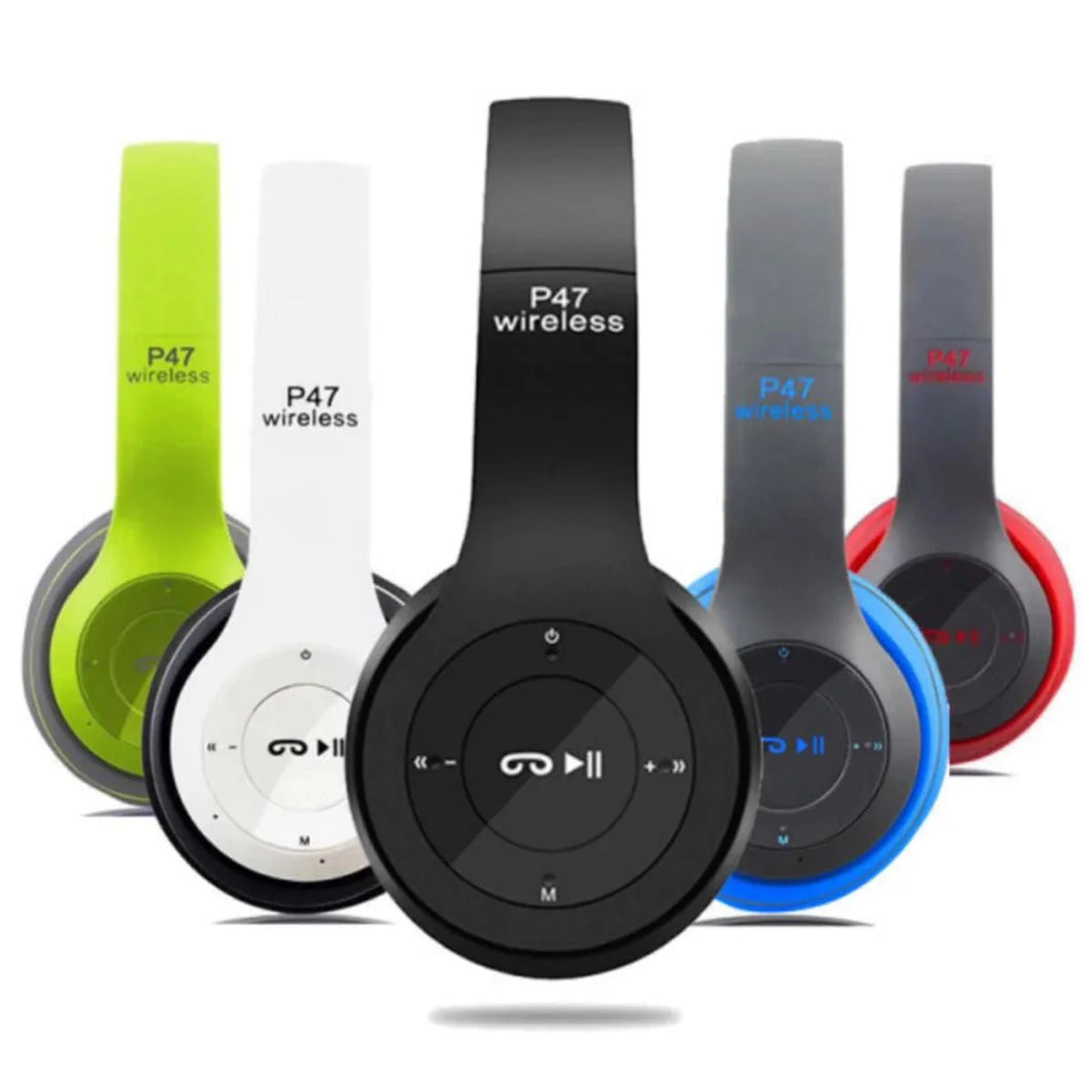 P47 Wireless headphones with Microphone Bluetooth Foldable Headset