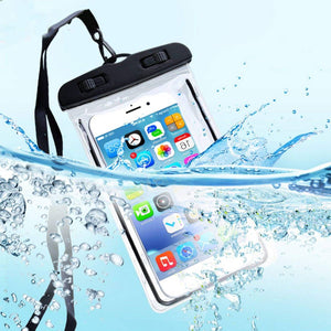 Pack Of 5 - Universal Water Proof Pouch For Mobiles